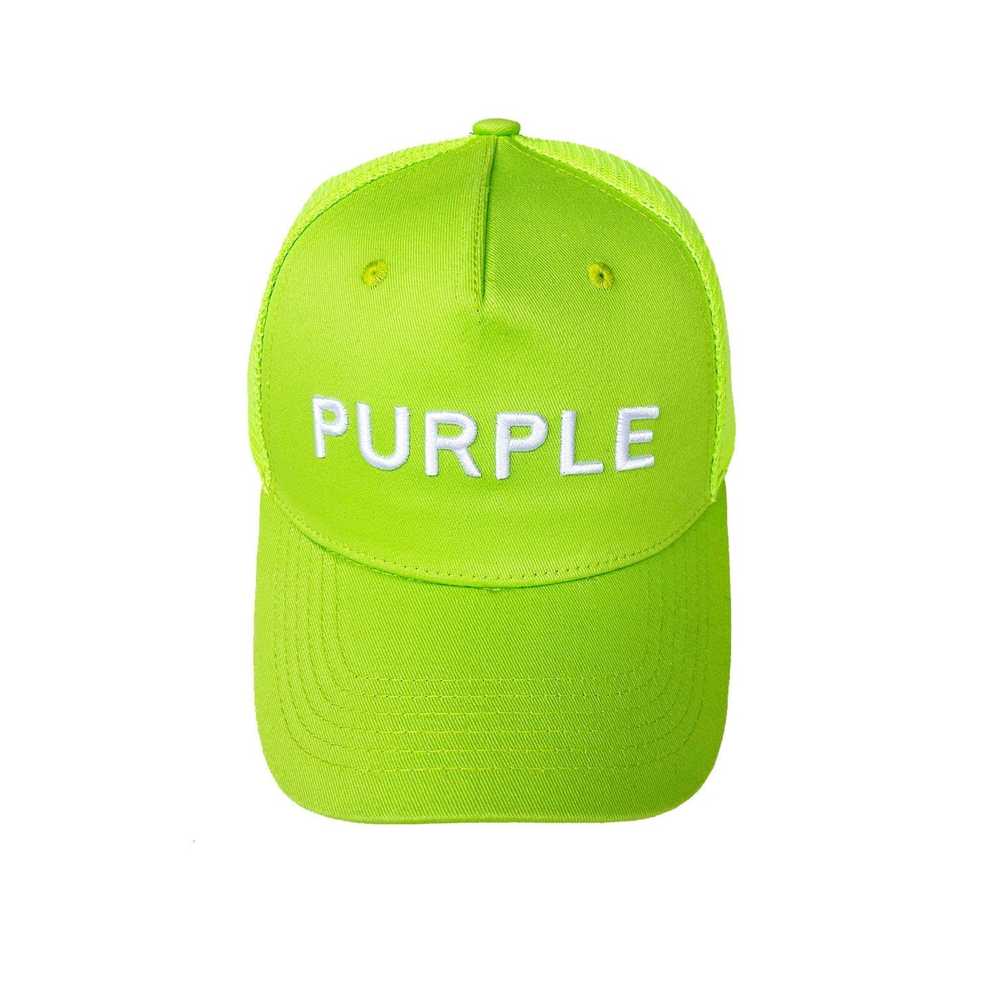 Purple Hat Mesh Stitching Embroidery PB003#