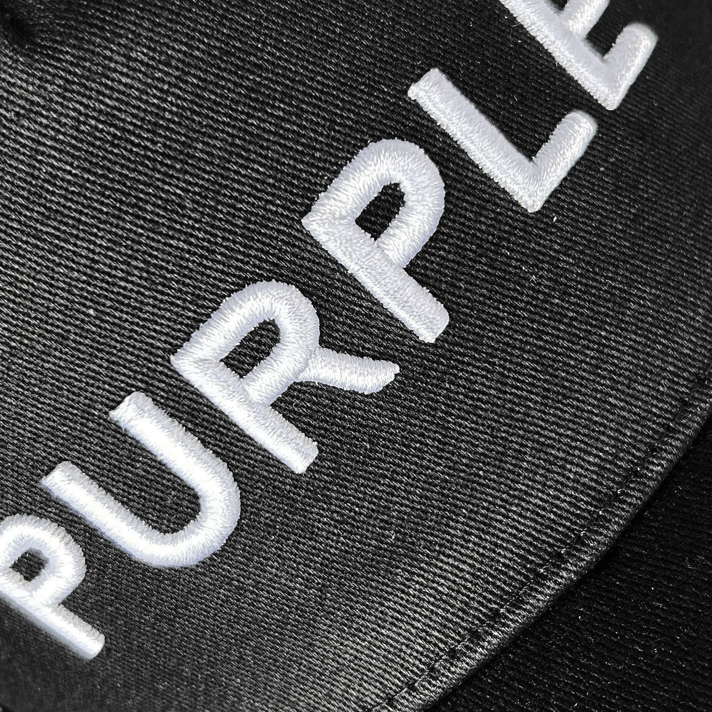 Purple Hat Mesh Stitching Embroidery PB003#