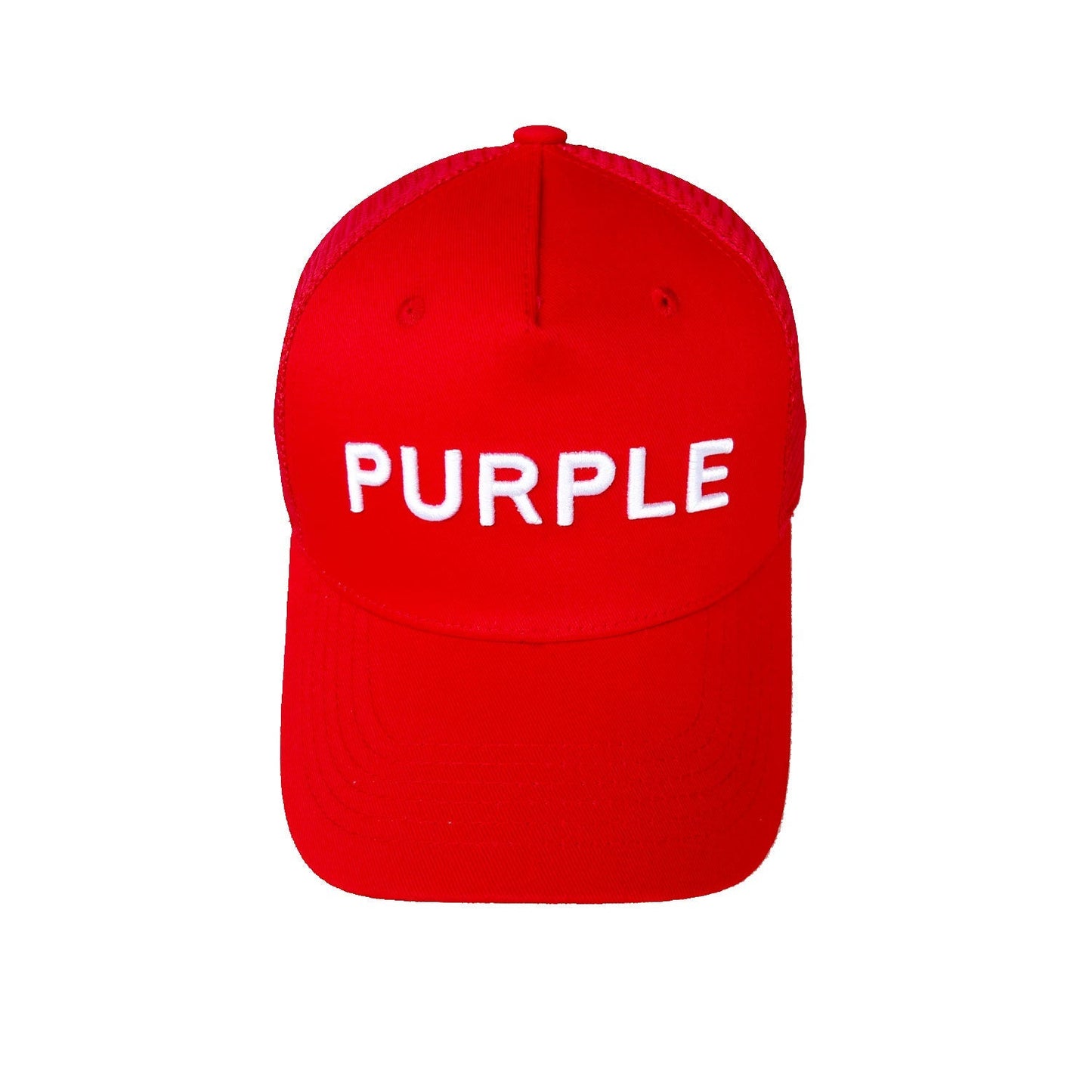 Purple Hat Mesh Stitching Embroidery PB003#
