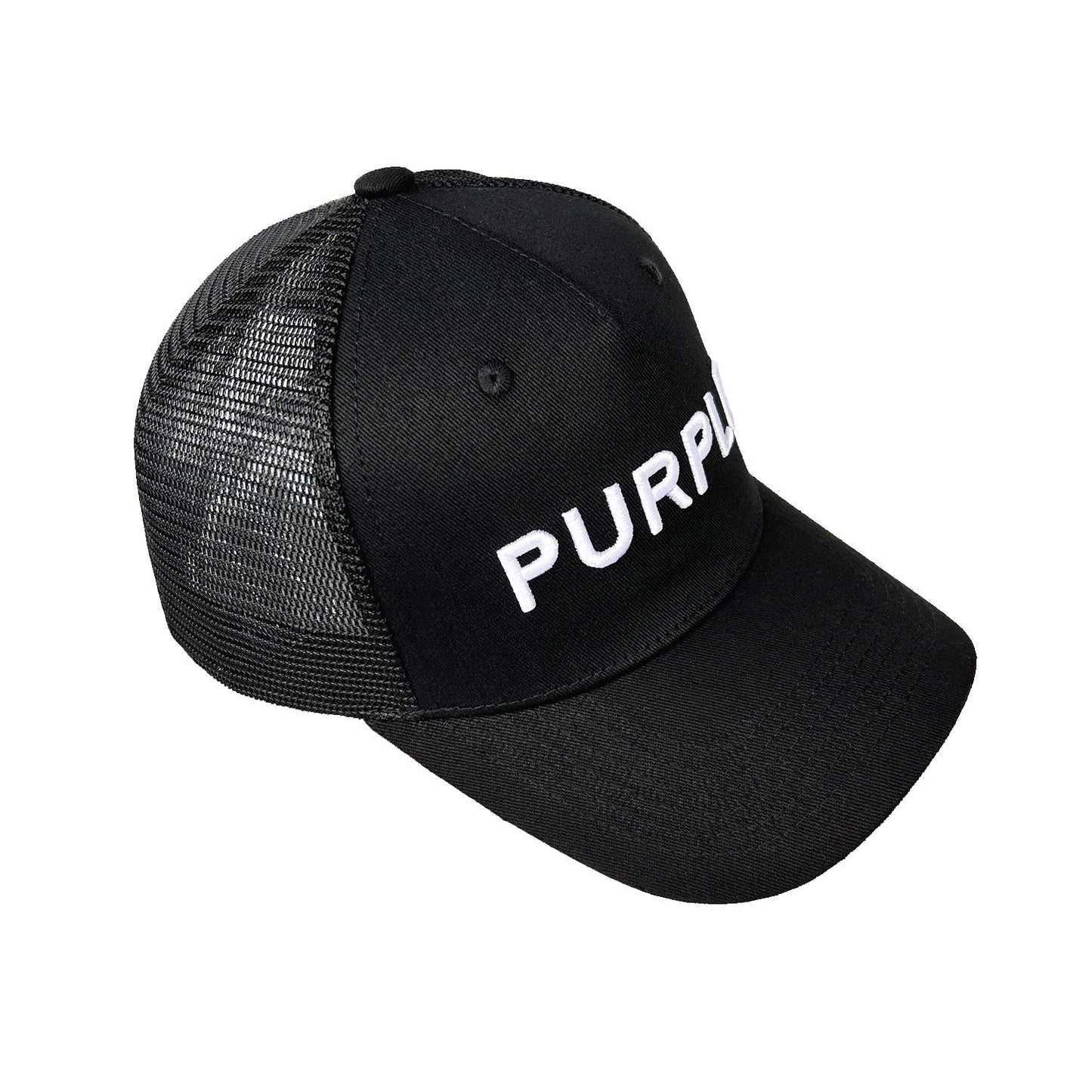 Purple Hat Mesh Stitching Embroidery PB003#