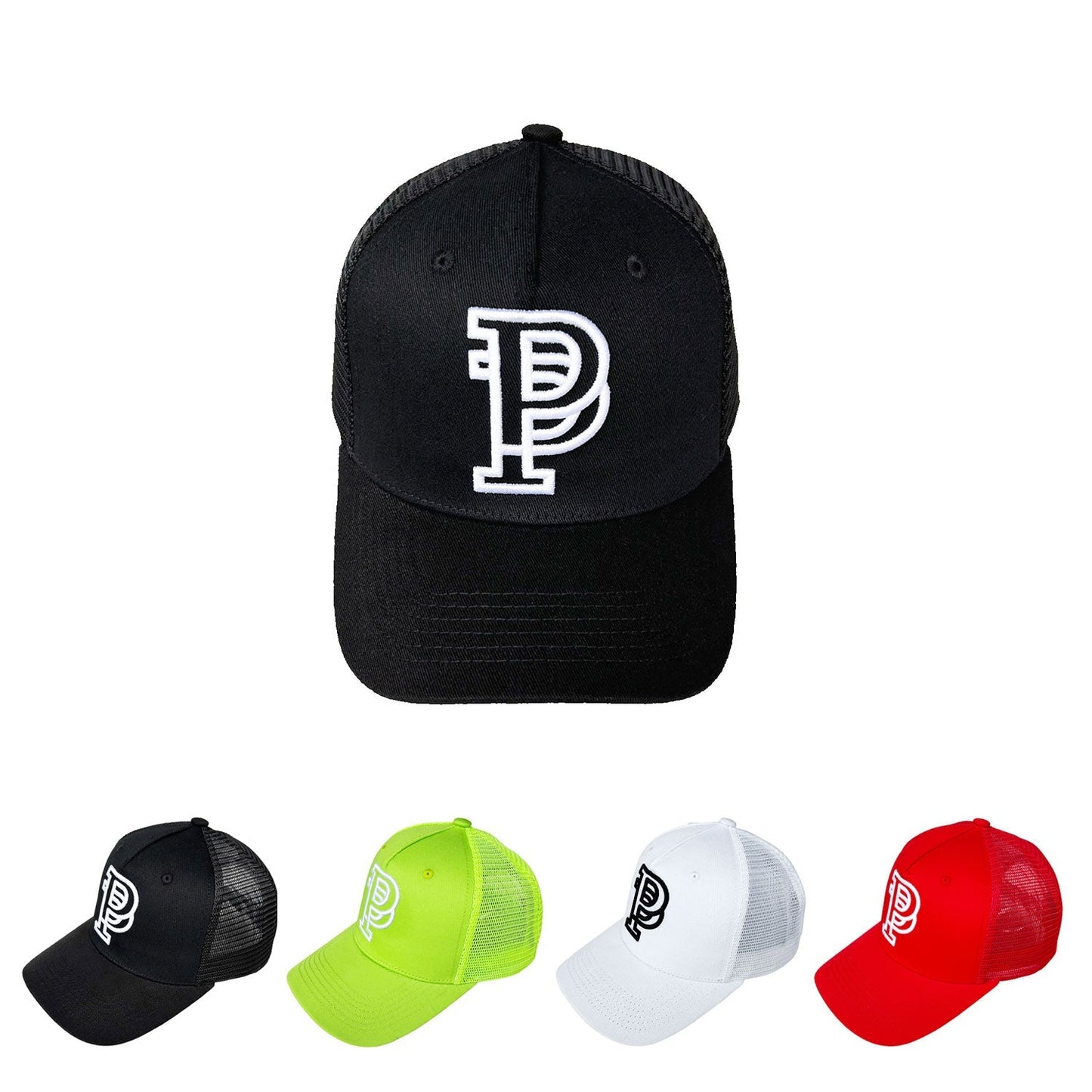 Purple Hat Mesh Stitching Embroidery PB001#