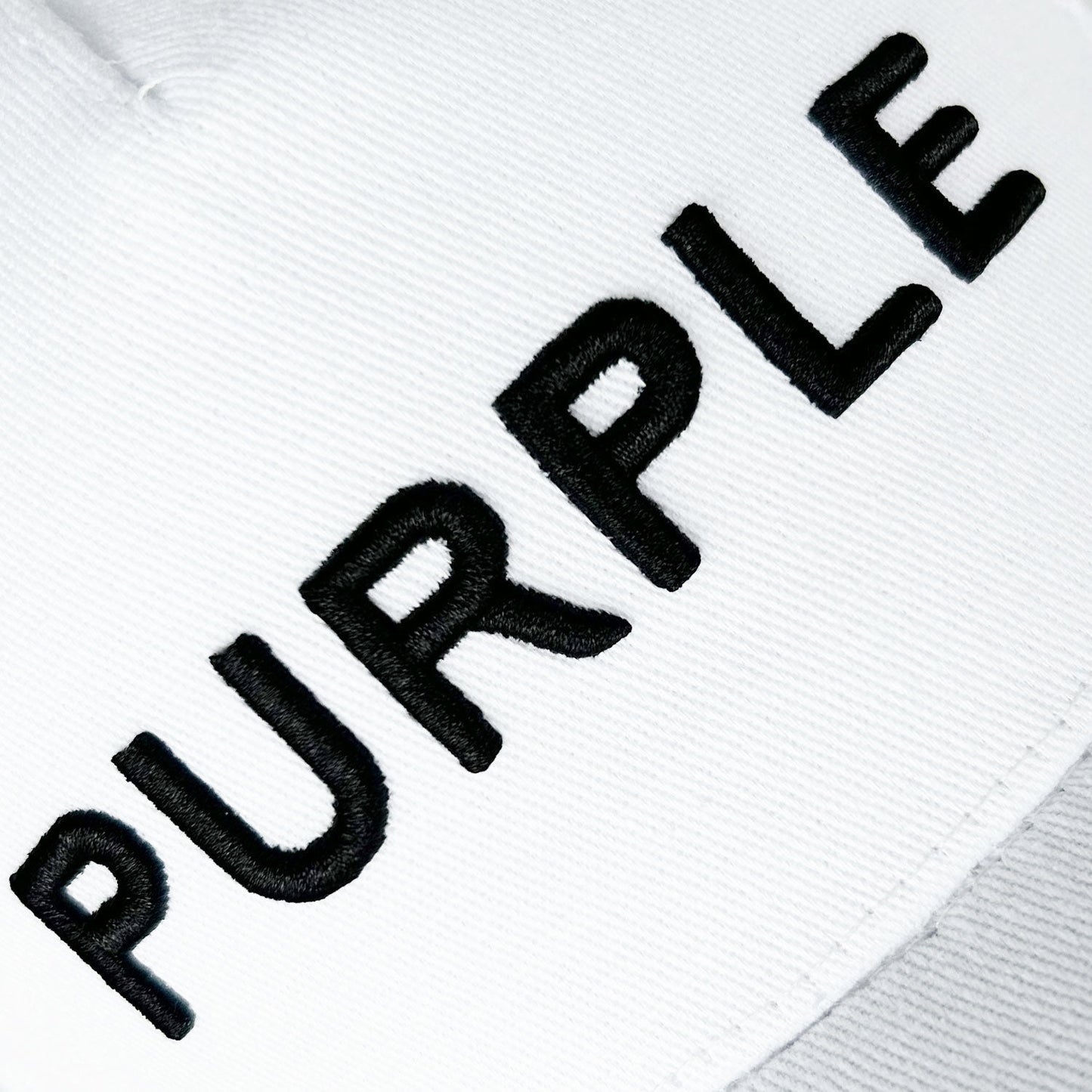 Purple Hat Mesh Stitching Embroidery PB003#