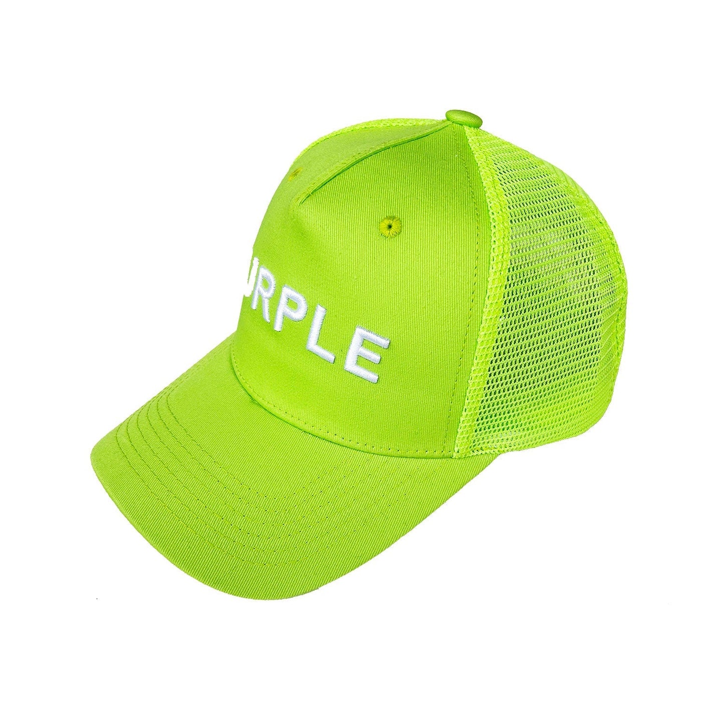 Purple Hat Mesh Stitching Embroidery PB003#