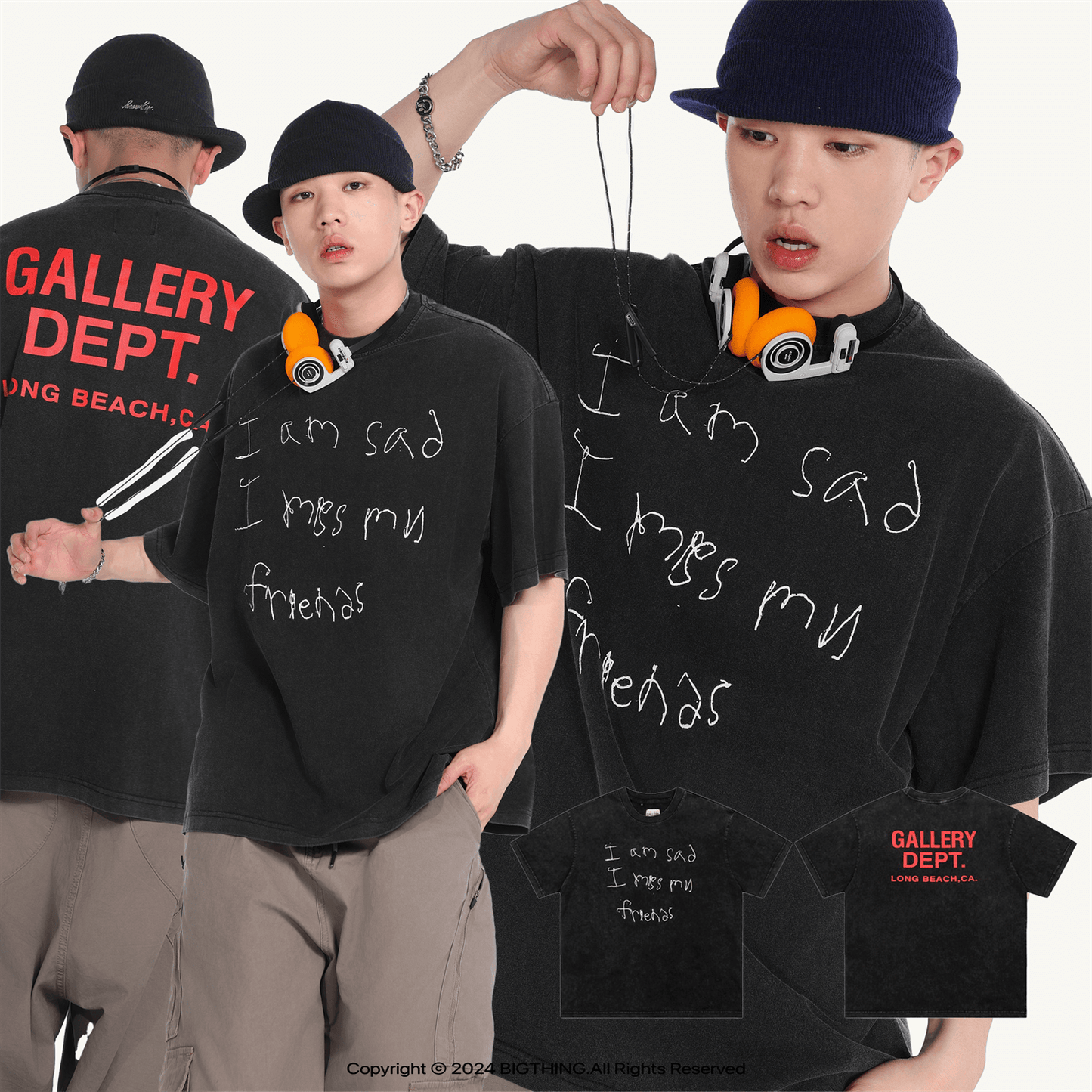 GALLERY DEPT New T-shirt D76