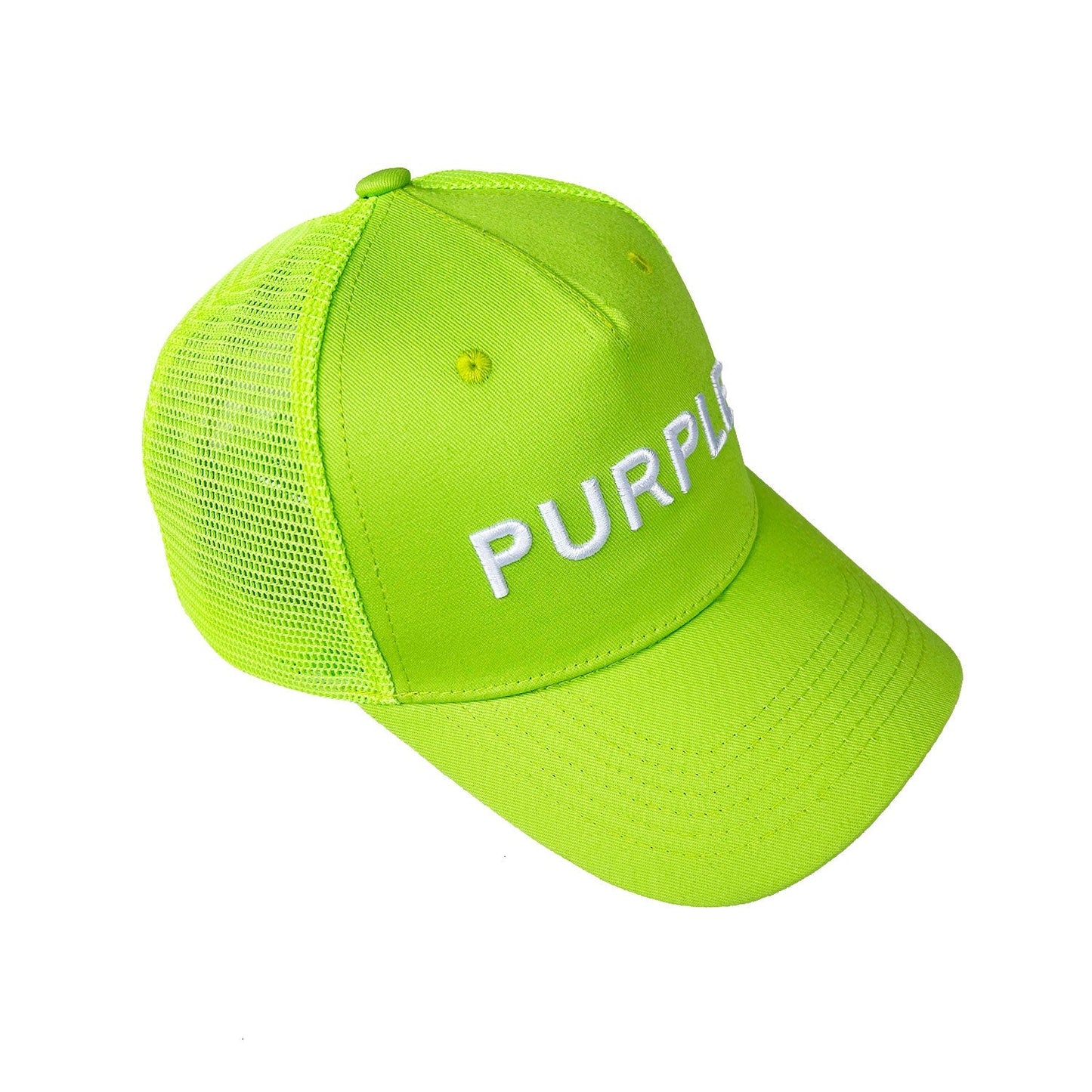 Purple Hat Mesh Stitching Embroidery PB003#