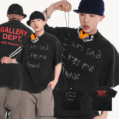 GALLERY DEPT New T-shirt D76_P49